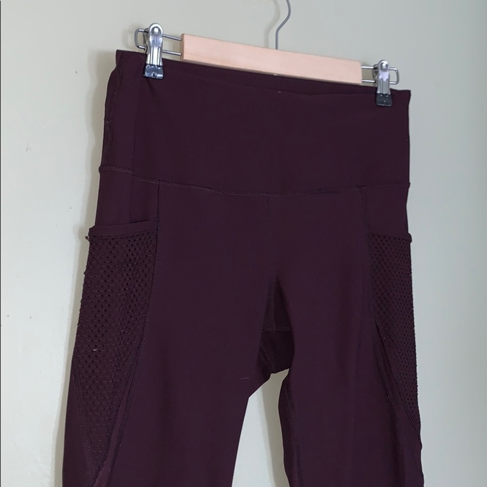 Purple leggings